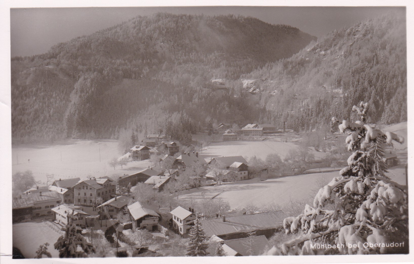 1930er Mühlbach Winter